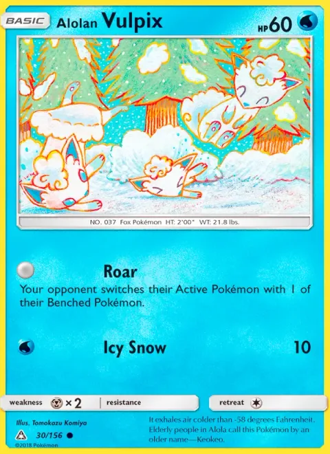 Alolan Vulpix [Roar | Icy Snow]