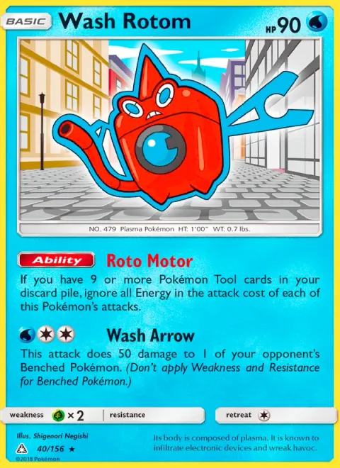Wash Rotom [Roto Motor | Wash Arrow]