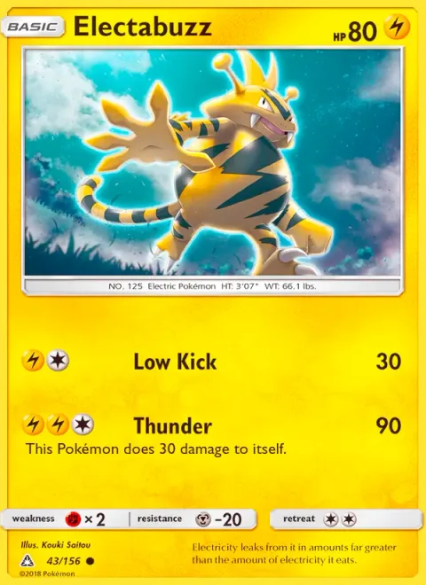 Electabuzz [Low Kick | Thunder]