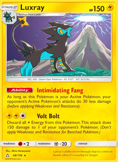 Luxray [Intimidating Fang | Volt Bolt]