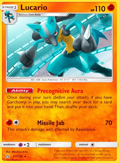 Lucario [Precognitive Aura | Missile Jab]