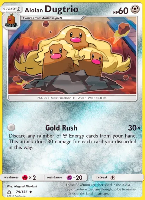 Alolan Dugtrio [Gold Rush]