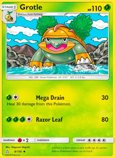 Grotle [Mega Drain | Razor Leaf]