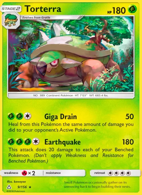 Torterra [Giga Drain | Earthquake]