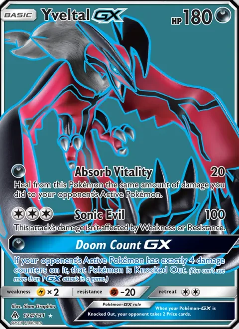 Yveltal GX [Absorb Vitality | Sonic Evil | Doom Count GX]