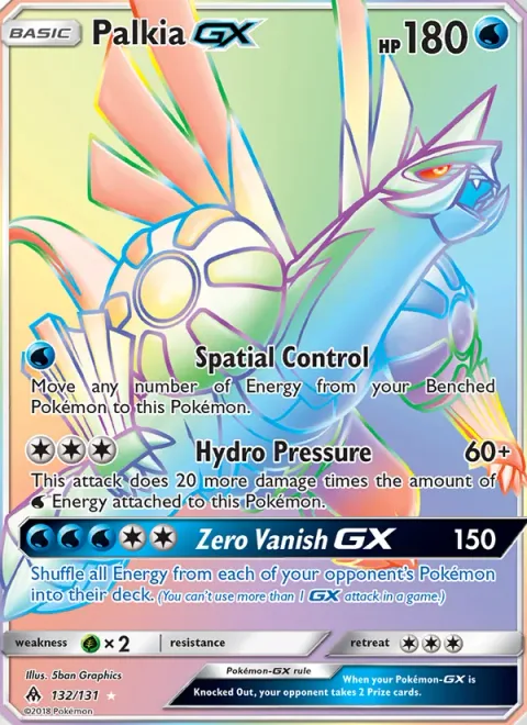 Palkia GX [Spatial Control | Hydro Pressure | Zero Vanish GX]