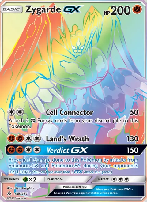 Zygarde GX [Cell Connector | Land's Wrath | Verdict GX]