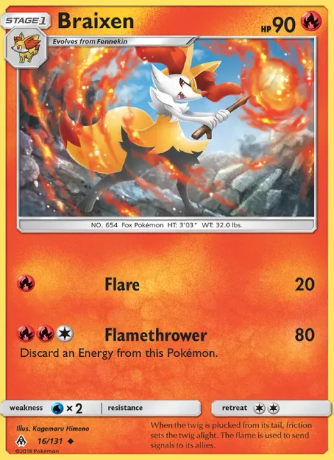 Braixen [Flare | Flamethrower]