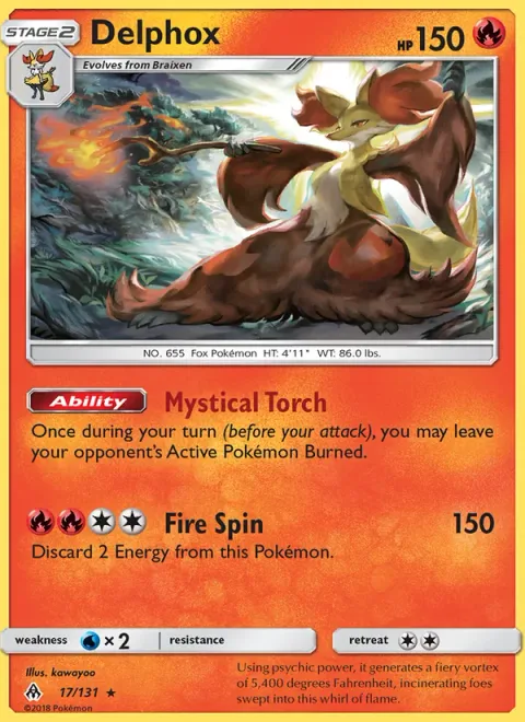 Delphox [Mystical Torch | Fire Spin]