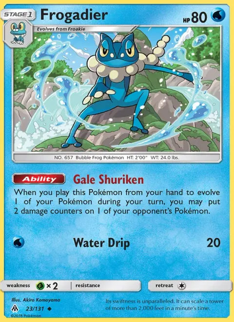 Frogadier [Gale Shuriken | Water Drip]
