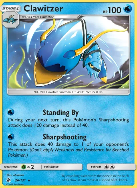 Clawitzer [Standing By | Sharpshooting]