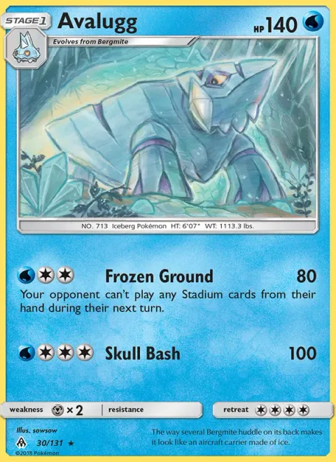 Avalugg [Frozen Ground | Skull Bash]