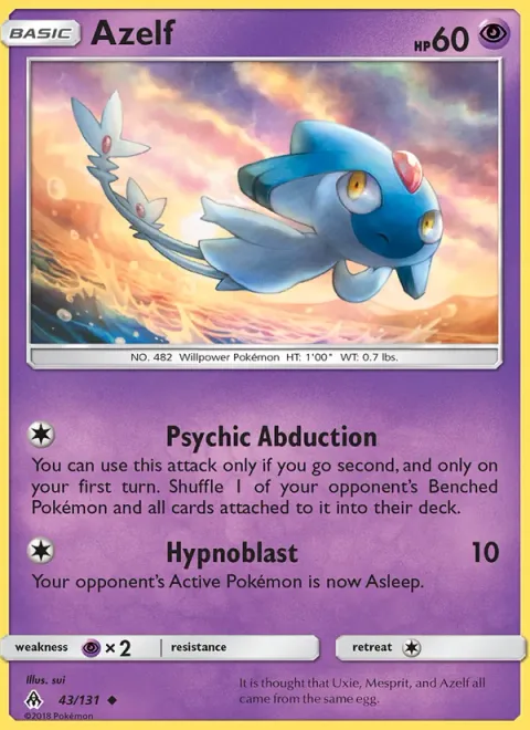 Azelf [Psychic Abduction | Hypnoblast]