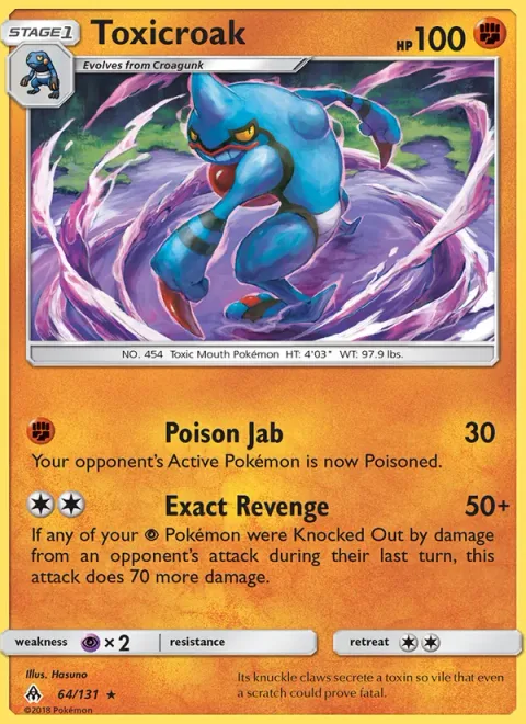 Toxicroak [Poison Jab | Exact Revenge]