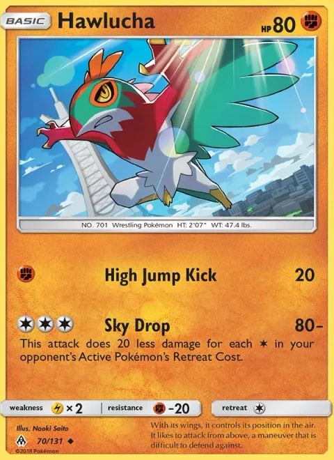 Hawlucha [High Jump Kick | Sky Drop]