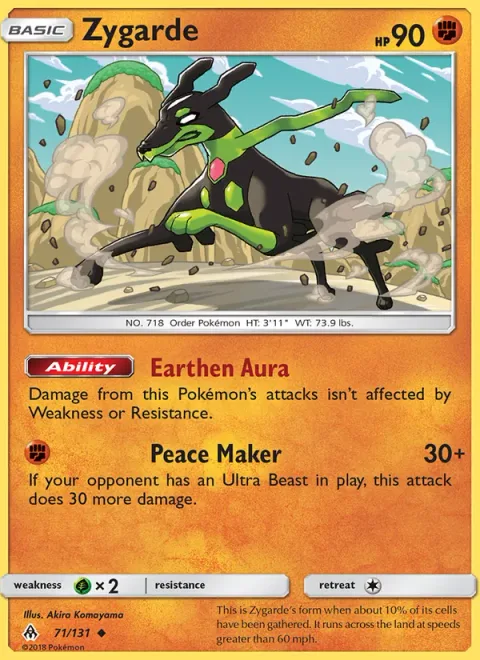 Zygarde GX [Cell Connector | Land's Wrath | Verdict GX]