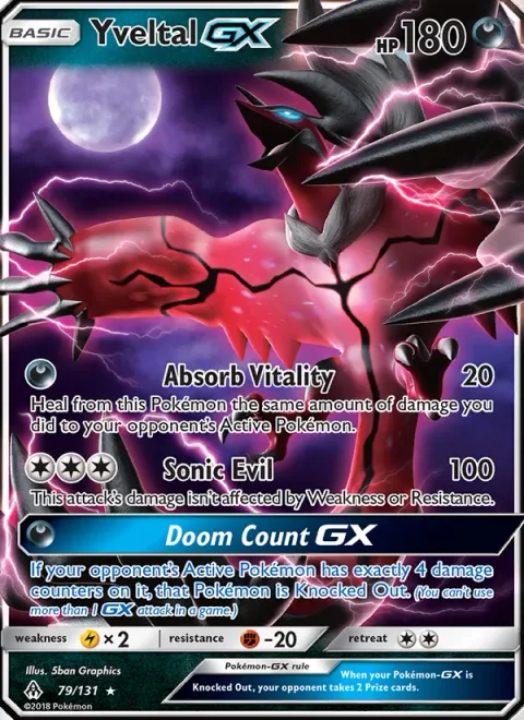 Yveltal GX [Absorb Vitality | Sonic Evil | Doom Count GX]