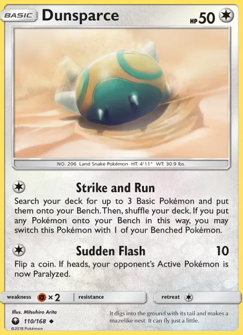 Dunsparce [Strike and Run | Sudden Flash]