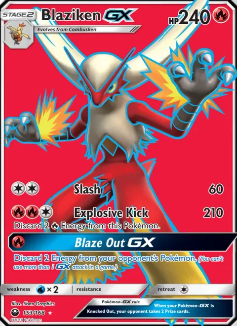 Blaziken GX [Slash | Explosive Kick | Blaze Out GX]