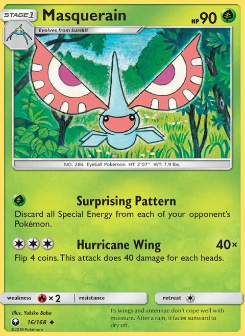 Masquerain [Surprising Pattern | Hurricane Wing]