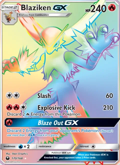 Blaziken GX [Slash | Explosive Kick | Blaze Out GX]
