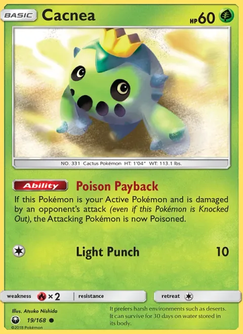 Cacnea [Poison Payback | Light Punch]