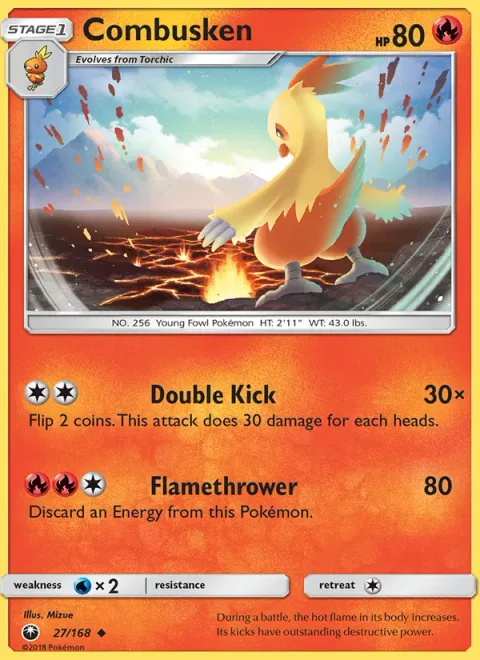 Combusken [Double Kick | Flamethrower]