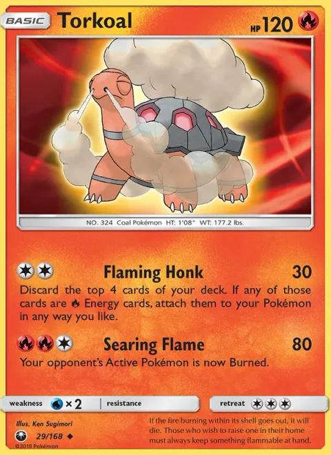 Torkoal [Flaming Honk | Searing Flame]