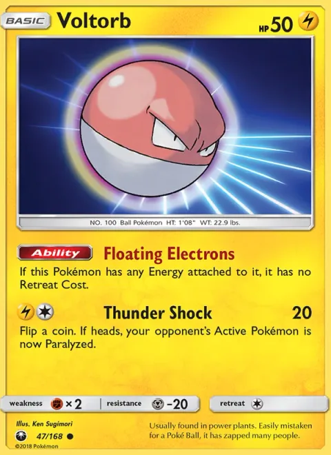 Voltorb [Floating Electrons | Thunder Shock]