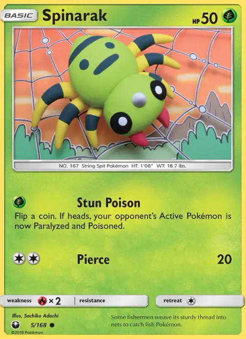 Spinarak [Stun Poison | Pierce]