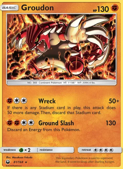 Groudon [Wreck | Ground Slash]