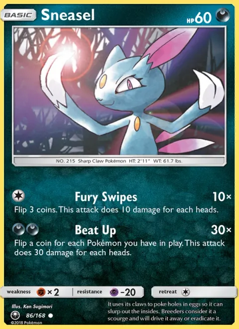 Sneasel [Fury Swipes | Beat Up]