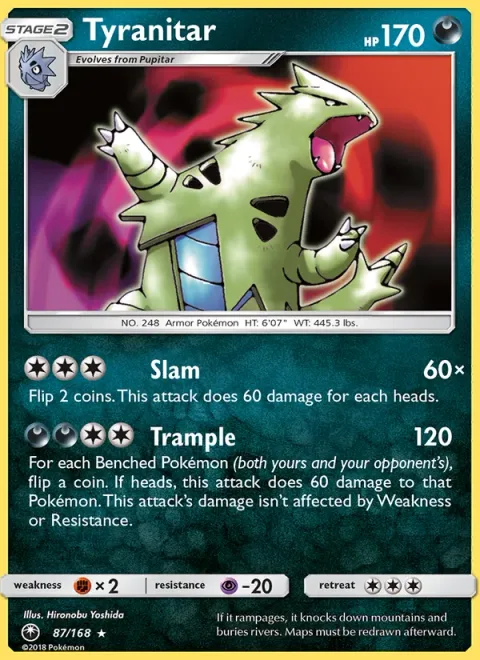 Tyranitar [Slam | Trample]
