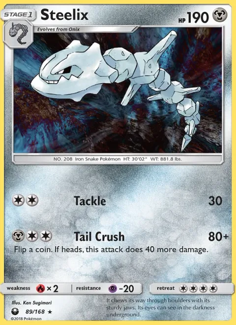Steelix [Tackle | Tail Crush]