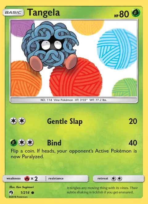 Tangela [Gentle Slap | Bind]