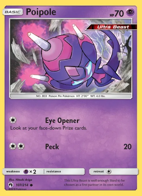 Poipole [Eye Opener | Peck]