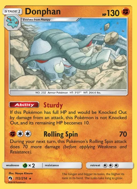 Donphan [Sturdy | Rolling Spin]