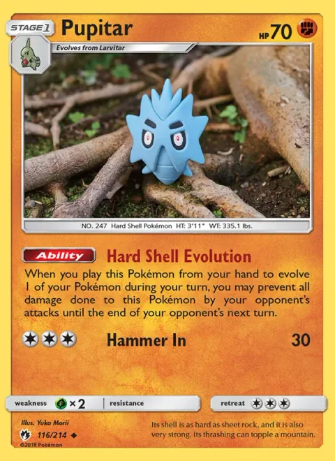 Pupitar [Hard Shell Evolution | Hammer In]