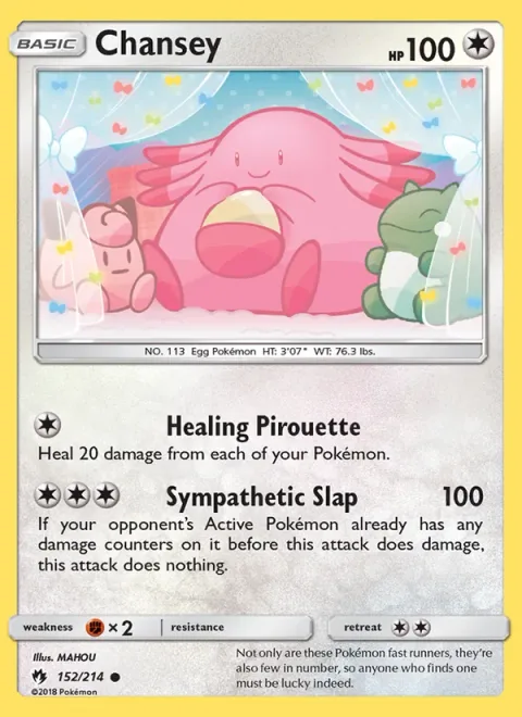 Chansey [Healing Pirouette | Sympathetic Slap]