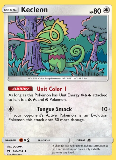 Kecleon [Unit Color I | Tongue Smack]