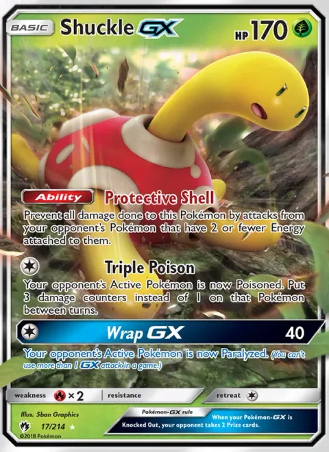 Shuckle GX [Protective Shell | Triple Poison | Wrap GX]