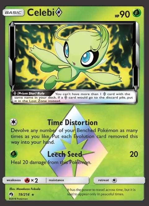 Celebi ◇ [Time Distortion | Leech Seed | Prism]