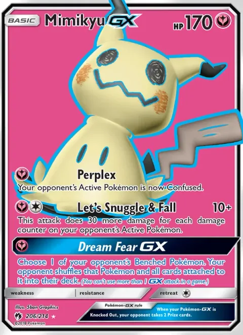 Mimikyu GX [Perplex | Let's Snuggle & Fall | Dream Fear GX]