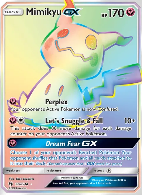 Mimikyu GX [Perplex | Let's Snuggle & Fall | Dream Fear GX]