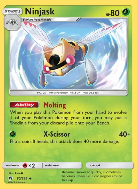 Ninjask [Molting | X-Scissor]