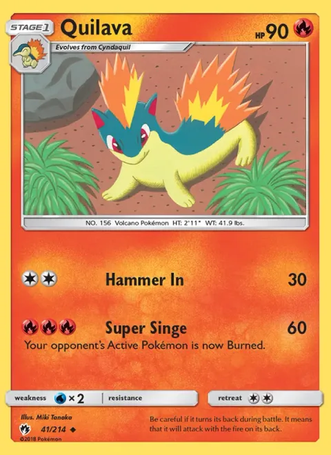 Quilava [Hammer In | Super Singe]