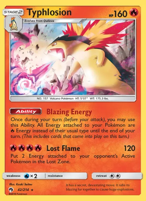 Typhlosion [Blazing Energy | Lost Flame]