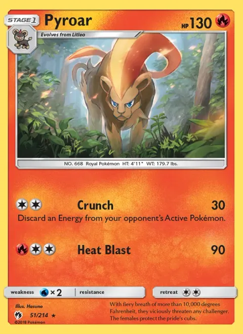 Pyroar [Crunch | Heat Blast]