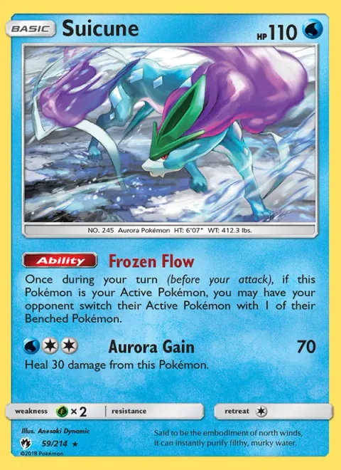 Suicune GX [Phantom Winds | Cure Stream | Brinicle GX]