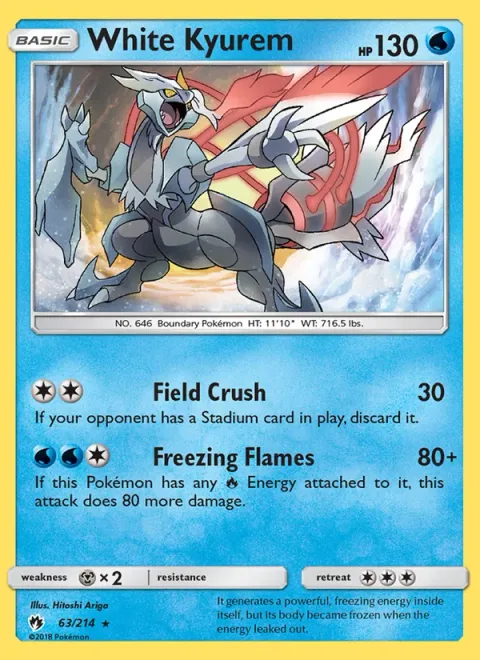 White Kyurem [Field Crush | Freezing Flame]